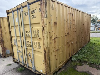 Zeecontainer, Geel