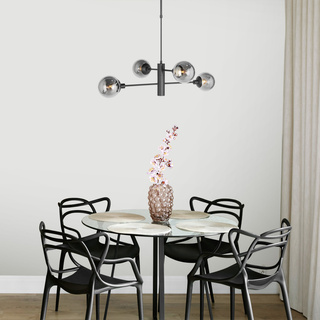 Hanglamp met onderlicht, Steinhauer, Constellation 3804ZW, Zwart, 2026