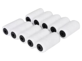 Ca. 50x Lakroller vacht 5,5 cm kern voor gladde lak, wit