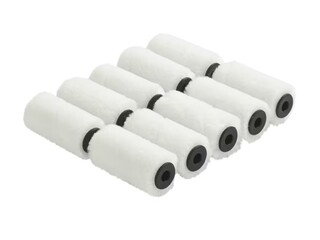 Ca. 50x Lakroller vacht 5,5 cm kern voor gladde lak, wit