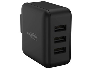 4x Travel Charger USB Oplader 3 x USB-A Ansmann, tc315