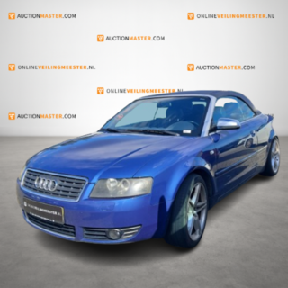 Personenauto, Audi, A4 Cabriolet, 3.0 V6, BLAUW, 2003