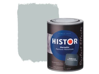 5x Muurverf Histor, perfect effects, vloedlijn metallic, 1 liter