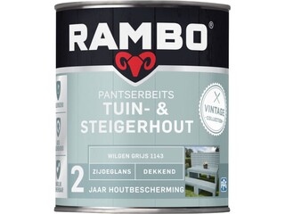 Ca. 12x Pantserbeits Tuin & Steigerhout Rambo, wilgengrijs (1143), 750