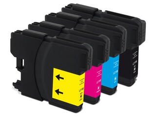 2x Cartridge Multipack Recycleclub, lc1100, zwart, cyaan, magenta, gee
