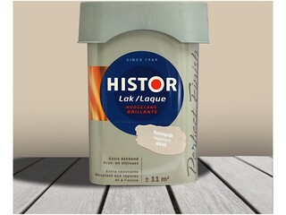 3x Hoogglanslak 0,75 liter Histor, perfect finish lak, belangrijk