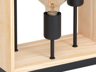 Tafellamp EGLO, famborough, zwart/hout