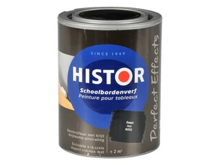 5x Schoolbordenverf Mat Histor, perfect effects, zwart, 1l