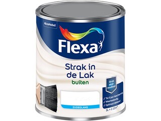 4x Alkyd Zijdeglans 1 liter Flexa, strak in de lak, wit