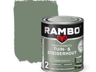 6x Pantserbeits Zijdeglans Rambo, flessengroen, 0,75l