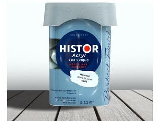 6x Lak Hoogglans Histor, perfect finish, hoornwit, 750 ml
