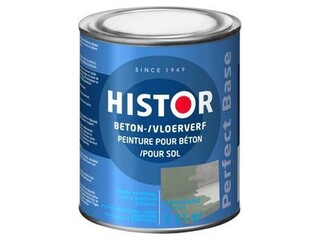 5x Beton- en Vloerverf Histor, perfect base, geordend, 750ml