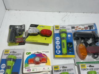 9x Diverse Verlichtingsproducten Kinzo, GP Lighting, en Dresco