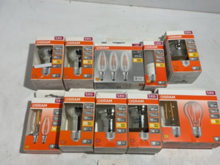 Partij Osram lampen, 13 stuks
