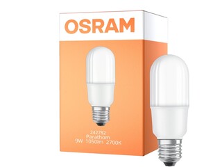 7x Retrofit Classic LED E27 Osram, parathom, zeer warm wit, 9w 1050lm