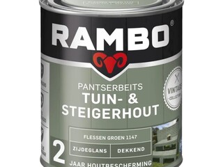 6x Pantserbeits Zijdeglans Rambo, flessengroen, 0,75l