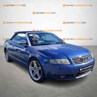 Personenauto, Audi, A4 Cabriolet, 3.0 V6, BLAUW, 2003