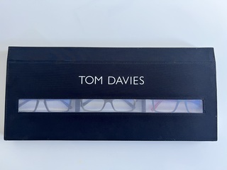 Ca. 12x Optische monturen, Tom Davies, in luxe opbergdoos/displaytray