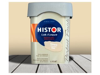 3x Hoogglanslak 0,75 liter Histor, perfect finish lak, belangrijk