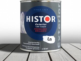 6x Lak Hoogglans 500 ml Histor, exterior, zx