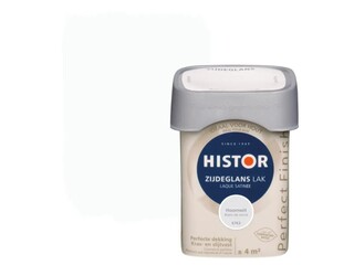 Ca. 12x Lak Zijdeglans Histor, perfect finish, hoornwit, 250 ml