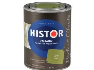 3x Muurverf metallic 1 liter Histor, perfect effects, parkiet