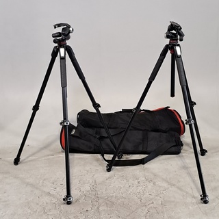 2x Statief, Manfrotto, o.a 055