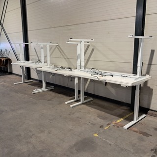 6x Elektrisch verstelbaar bureau, LINAK