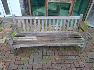 Houten tuinbank