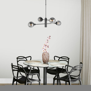 Hanglamp met onderlicht, Steinhauer, Constellation 3804ZW, Zwart, 2026