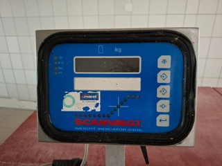 RVS tafelweegschaal Scanvaegt, 8406