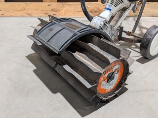 Benzine multimotor, STIHL, MM55, met 3x rolbezem