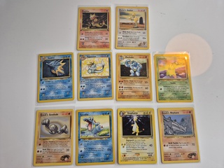 Collectie vintage Pokémon kaarten, o.a. Holo’s & First Editions