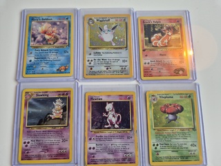 Collectie vintage Pokémon kaarten, Holo’s, First Edition en Promo’s