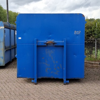 Gesloten haakarm afzetcontainer, AJK