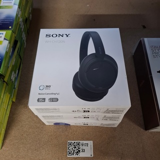 3x Draadloze koptelefoon met noise cancelling, Sony, WH-CH720N, Zwart