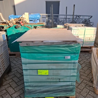 Ca. 80x Vloertegels Rex, LR Ecru