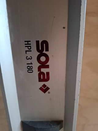 2x Waterpas Sola, HPL 3 180