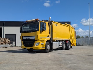 Vuilniswagen, DAF, CF 290 FAG, 2014, met Dennis Eagle Olympus 19 W vui