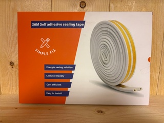 Ca. 40x Tochtband Simple Fix, 36 meter