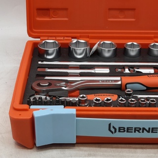 Dop en ratel set, Berner, S-Set Lever 54 Pcs 1/4″ 1/2″ SBOX 60Z