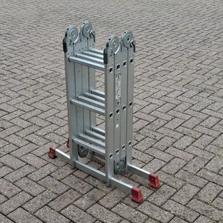 Multifunctionele ladder, Jumbo, Hobby | 4×3 treden