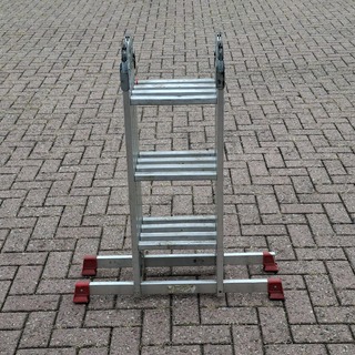 Multifunctionele ladder, Jumbo, Hobby | 4×3 treden