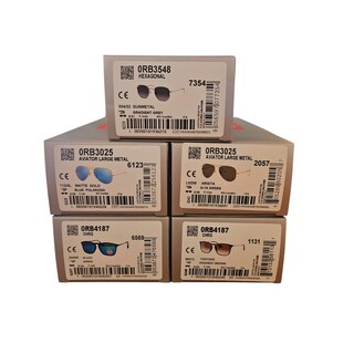 5x Rayban zonnebrillen – Aviator, Hexagonal, Chris