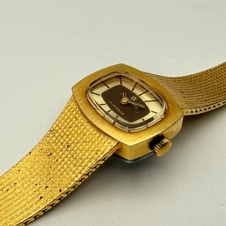 Vintage Junghans goldplated mechanisch horloge
