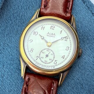 Seiko Alba V802-0020 dameshorloge met centrale seconde