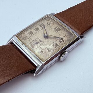 Vintage WW1 Art-Deco mechanisch militair horloge