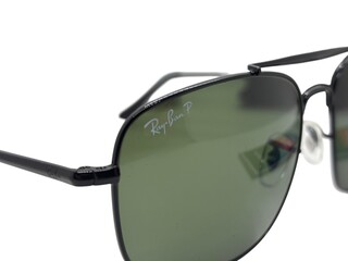 Rayban zonnebril Colonel black green polarized