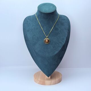 Limoges Castel 18kt goldfilled pendant collier