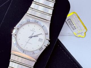 Omega Constellation Manhattan Silver Dial herenhorloge